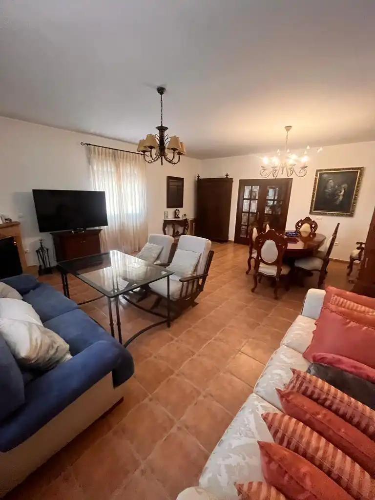 Sala d'estar de Casa o xalet en venda en Córdoba amb Aire condicionat, Jardí privat i Terrassa