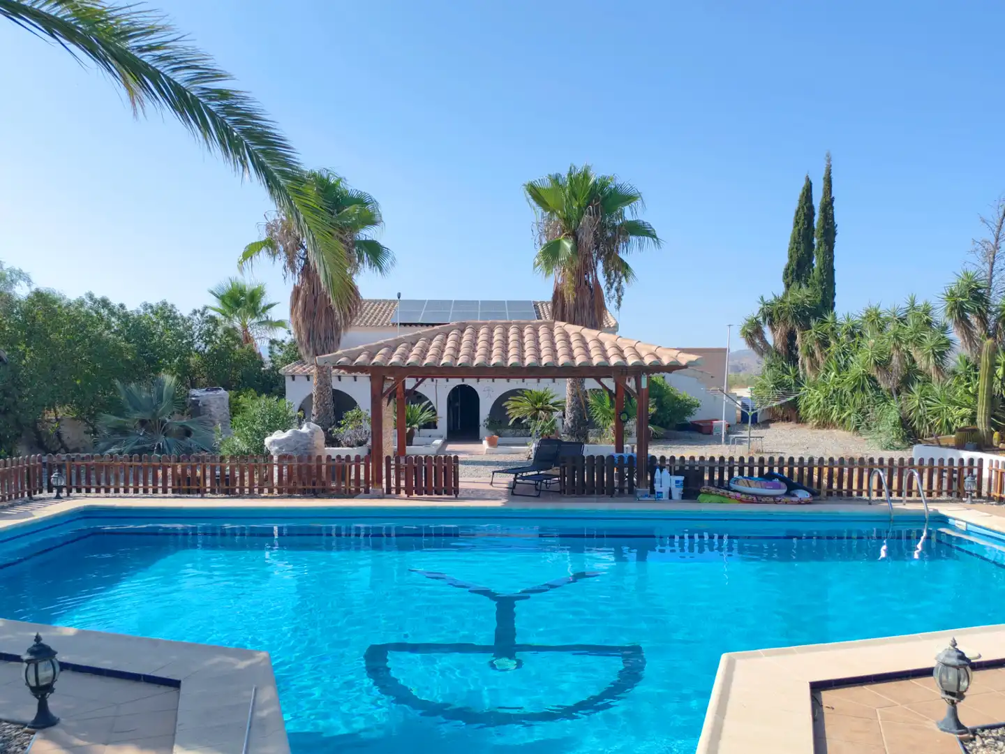 Piscina de Casa o xalet en venda en Huércal-Overa amb Aire condicionat, Calefacció i Jardí privat