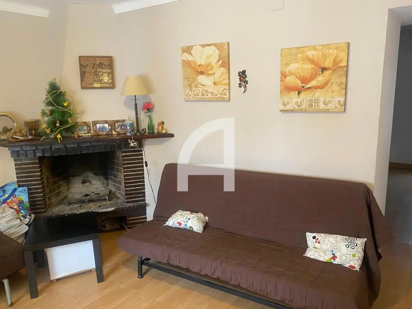 Sala d'estar de Casa o xalet en venda en L'Armentera amb Moblat