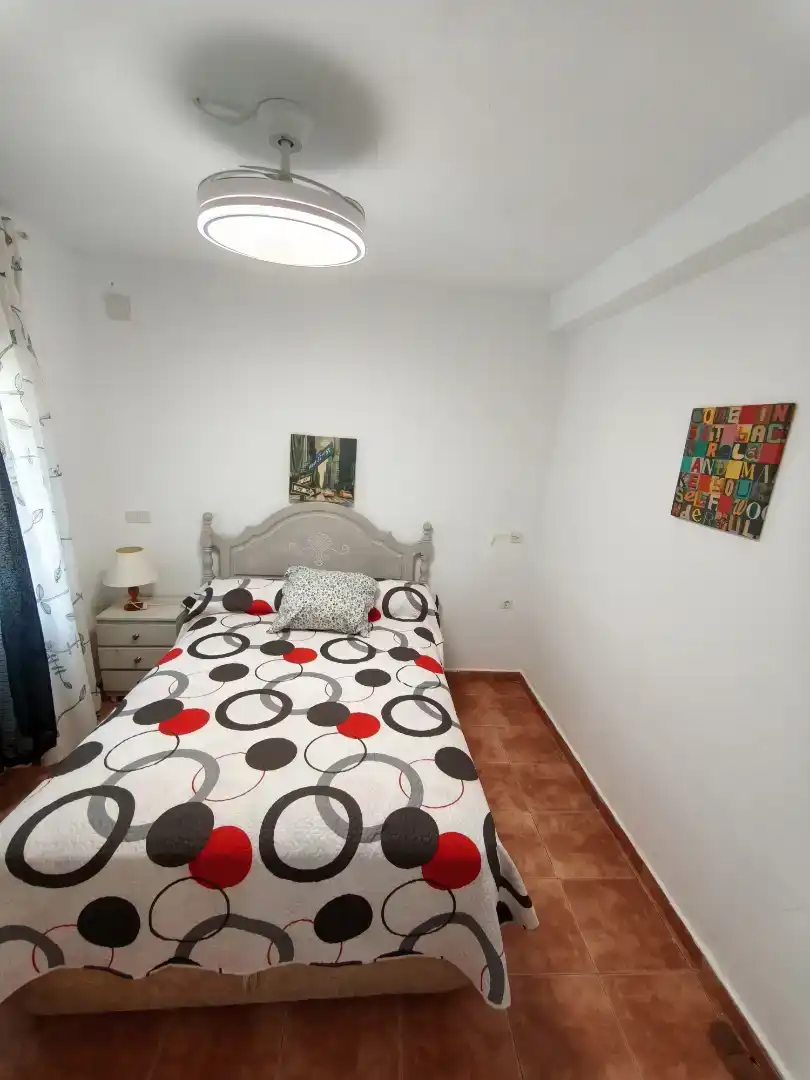 Bedroom of Houses for rent in Algeciras  with Private garden, Furnished and Balcony