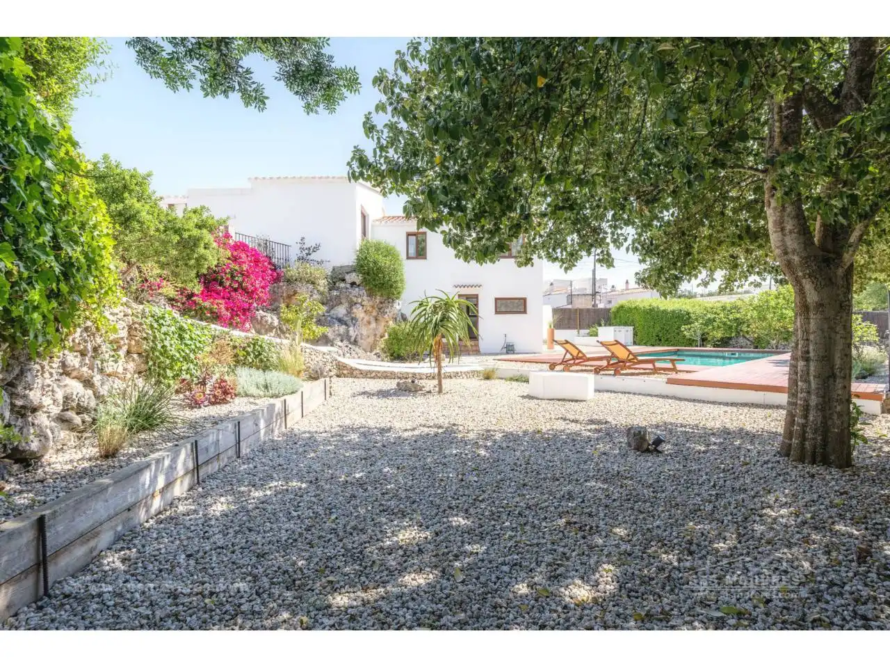 Jardín de Casa o chalet en venta en Es Castell con Calefacción, Jardín privado y Terraza