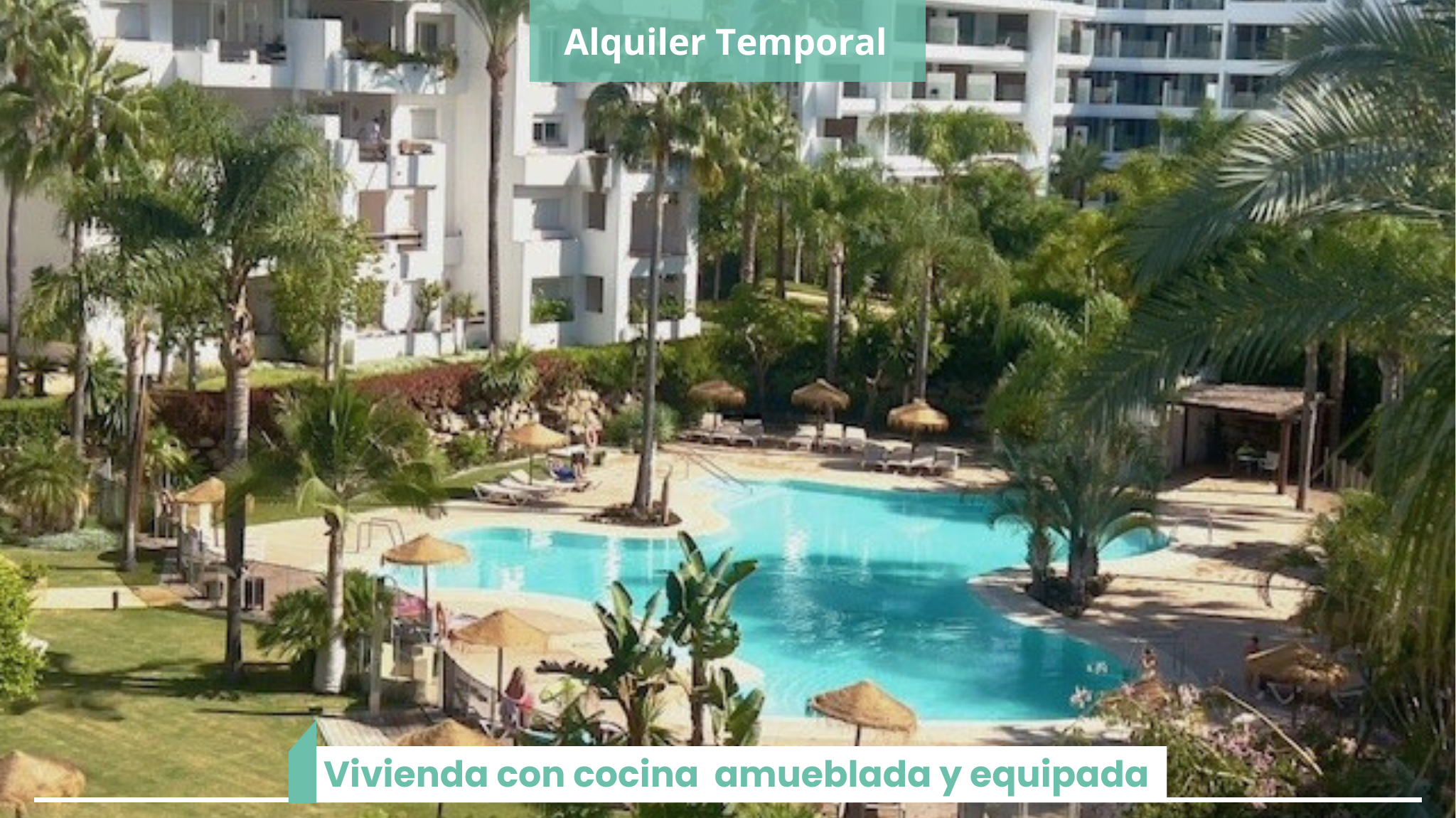 Vista exterior de Pis de lloguer en Estepona amb Aire condicionat, Jardí privat i Terrassa