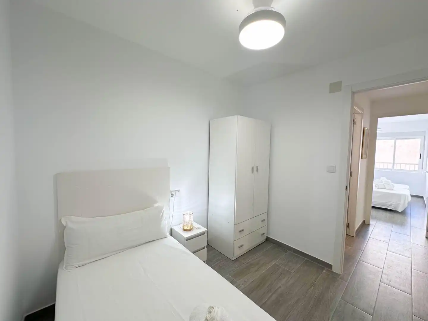 Bedroom of Flat for rent in Torrevieja  with Air Conditioner, Terrace and Furnished