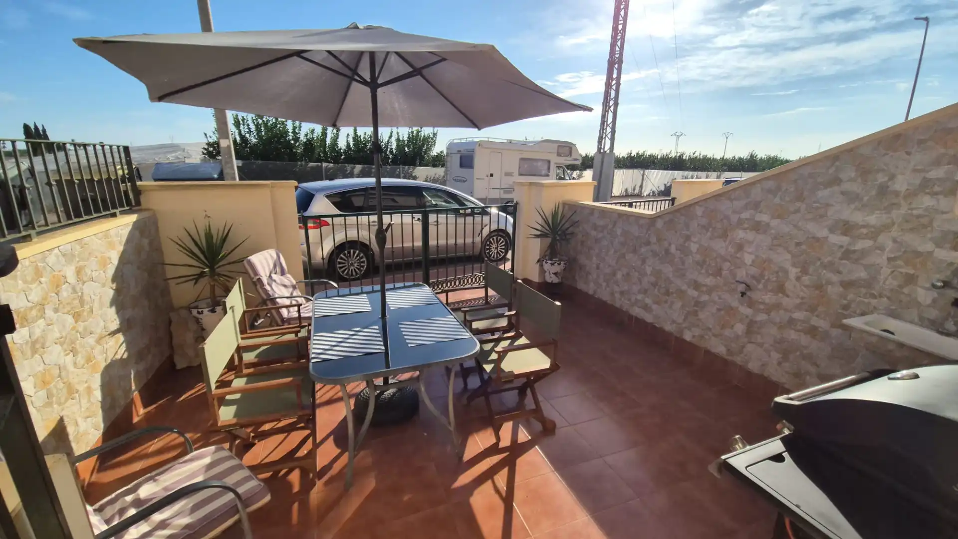 Terrace of Detached homes for sale in Dolores de Pacheco - Santa Rosalía
