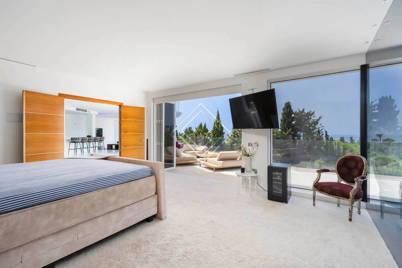 Habitación de Casa o chalet de alquiler en Marbella con Aire acondicionado, Calefacción y Jardín privado