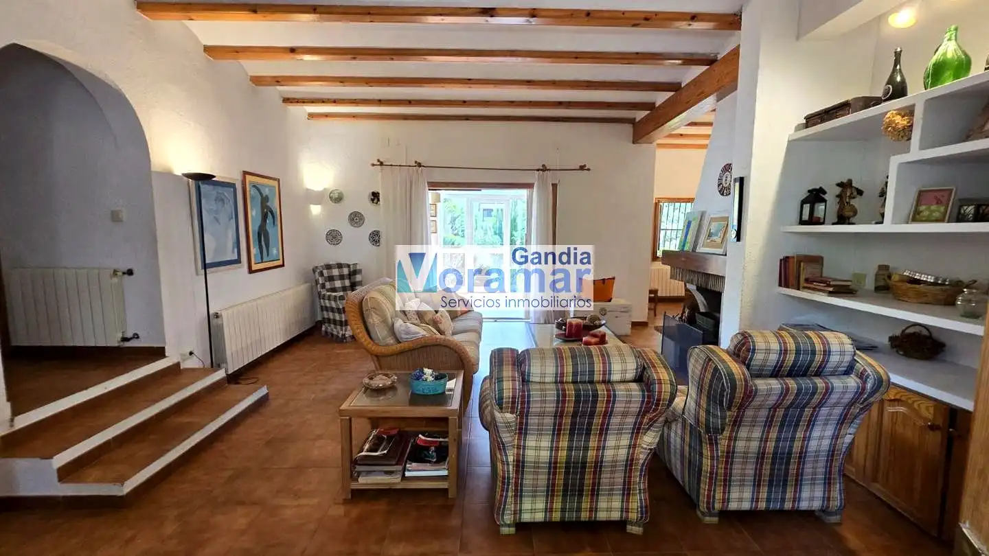 Sala de estar de Casa o chalet de alquiler en Barx con Jardín privado, Terraza y Piscina