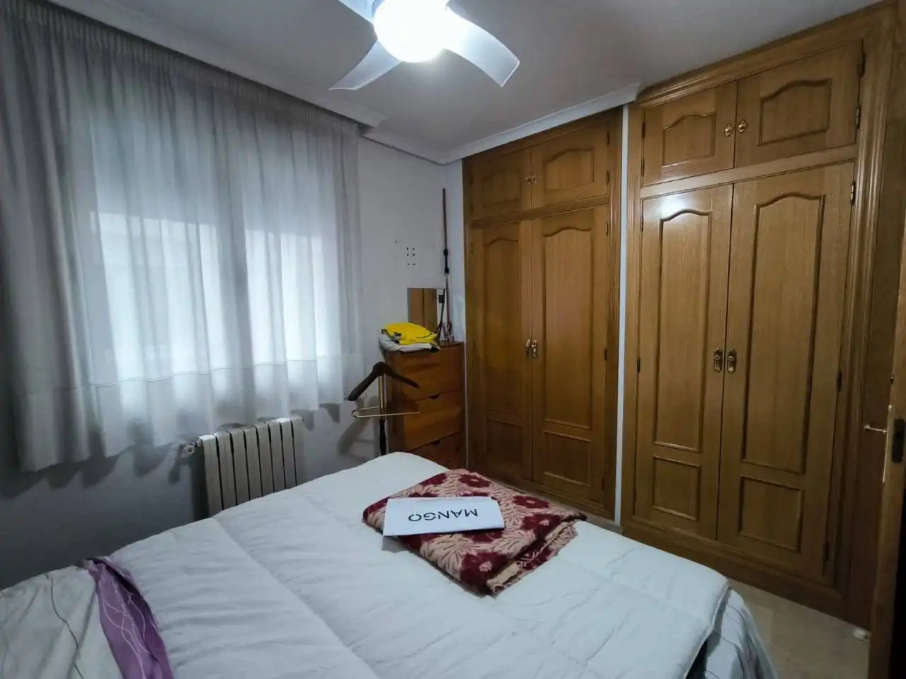 Bedroom of Apartments for rent in Albacete  with Heating and Furnished