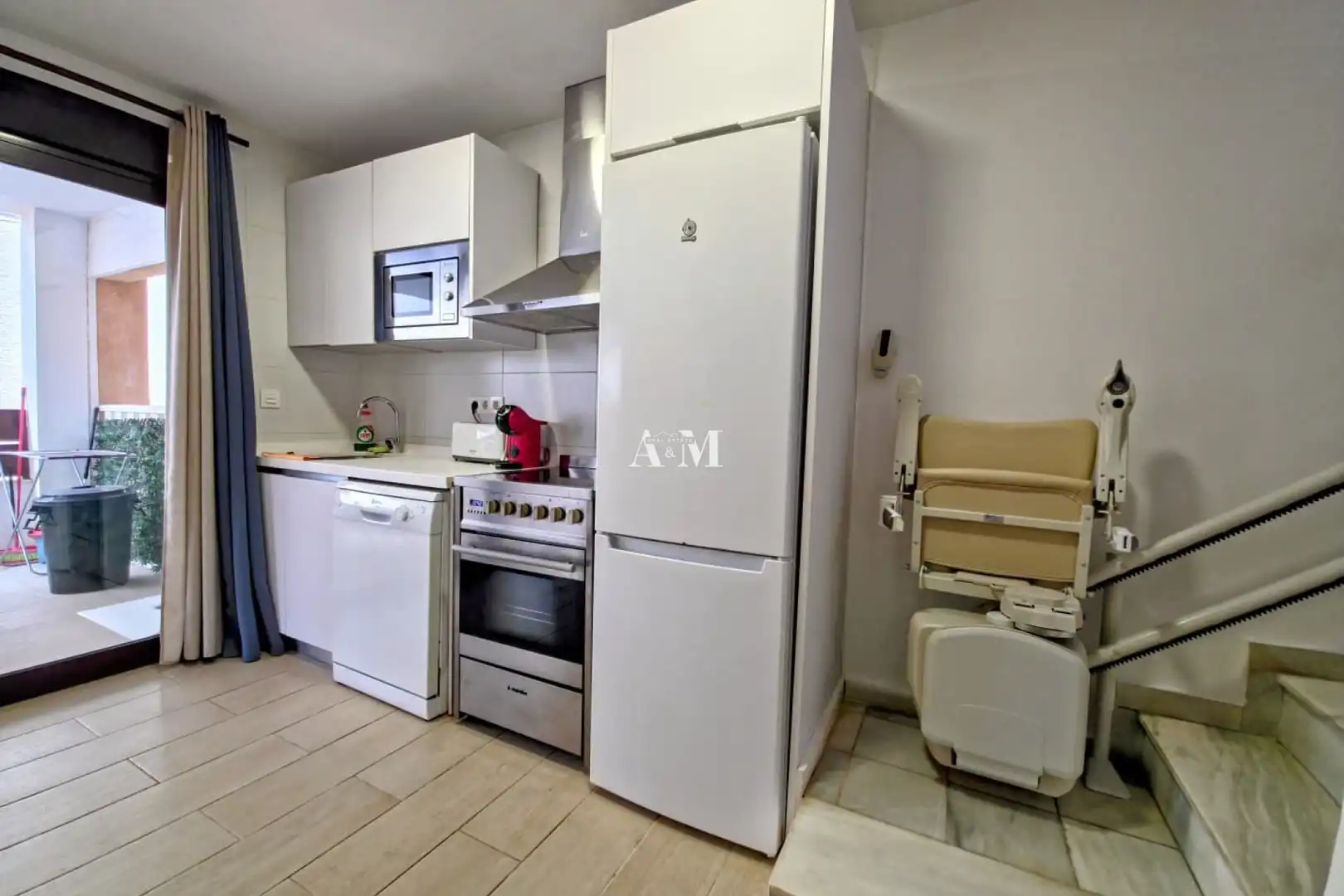 Cuina de Casa o xalet de lloguer en Pilar de la Horadada amb Terrassa i Rentadora