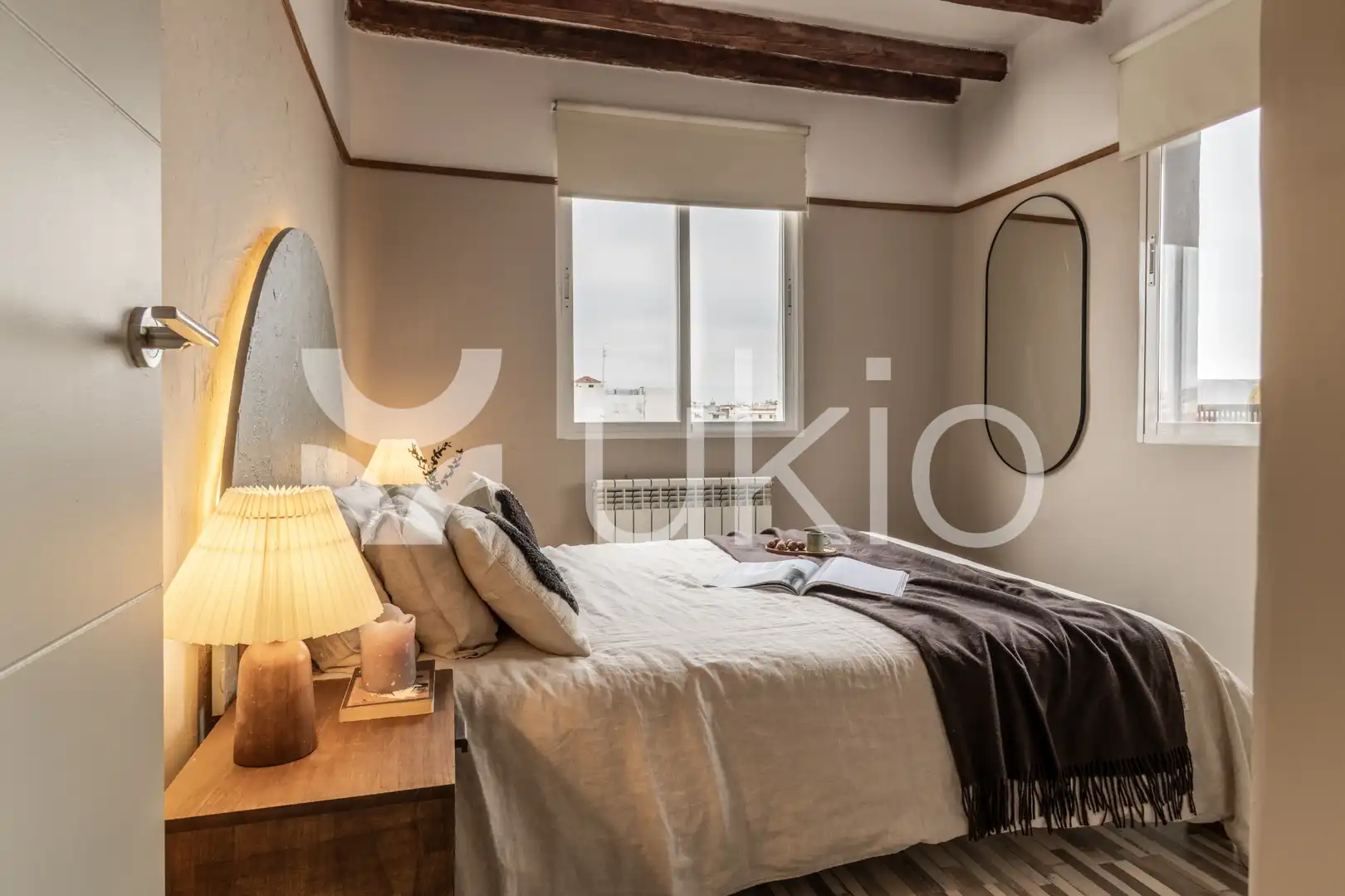 Bedroom of Apartments for rent in Madrid  with Air Conditioner, Heating and Terrace
