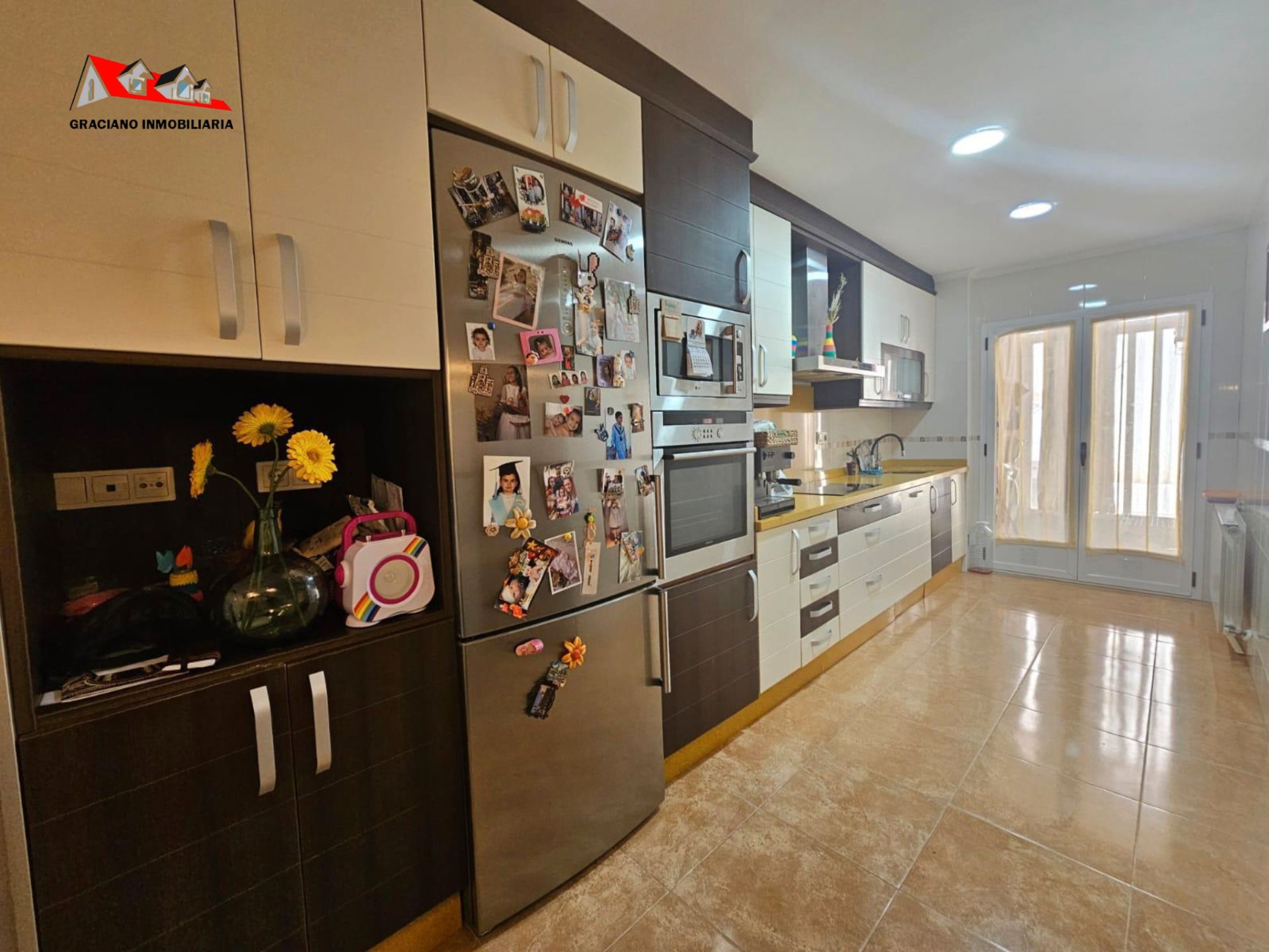 Kitchen of Flat for sale in Chinchilla de Monte-Aragón  with Heating, Terrace and Storage room