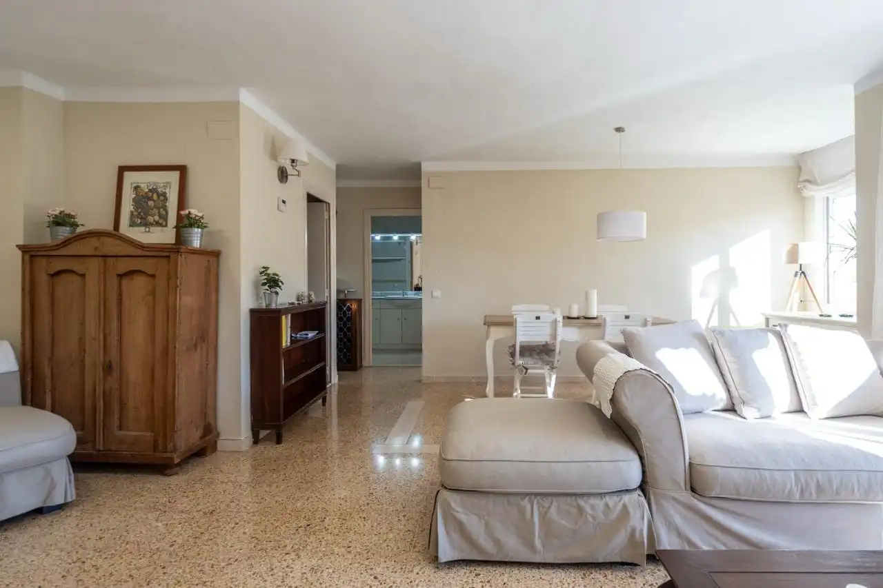Sala d'estar de Pis de lloguer en Granollers amb Terrassa i Balcó