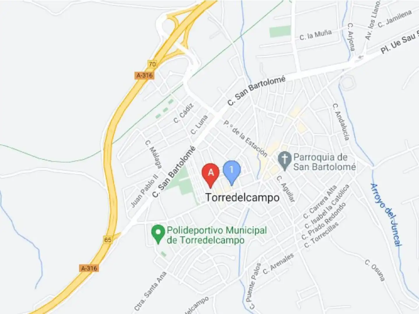 Vista exterior de Pis en venda en Torredelcampo
