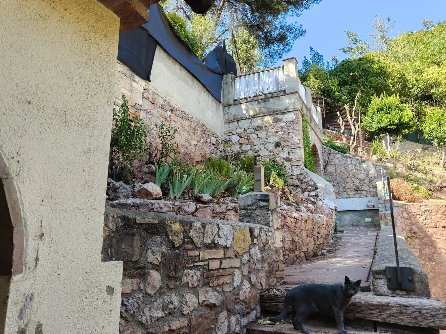 Terraza de Casa o chalet en venta en Aiguafreda, Barcelona