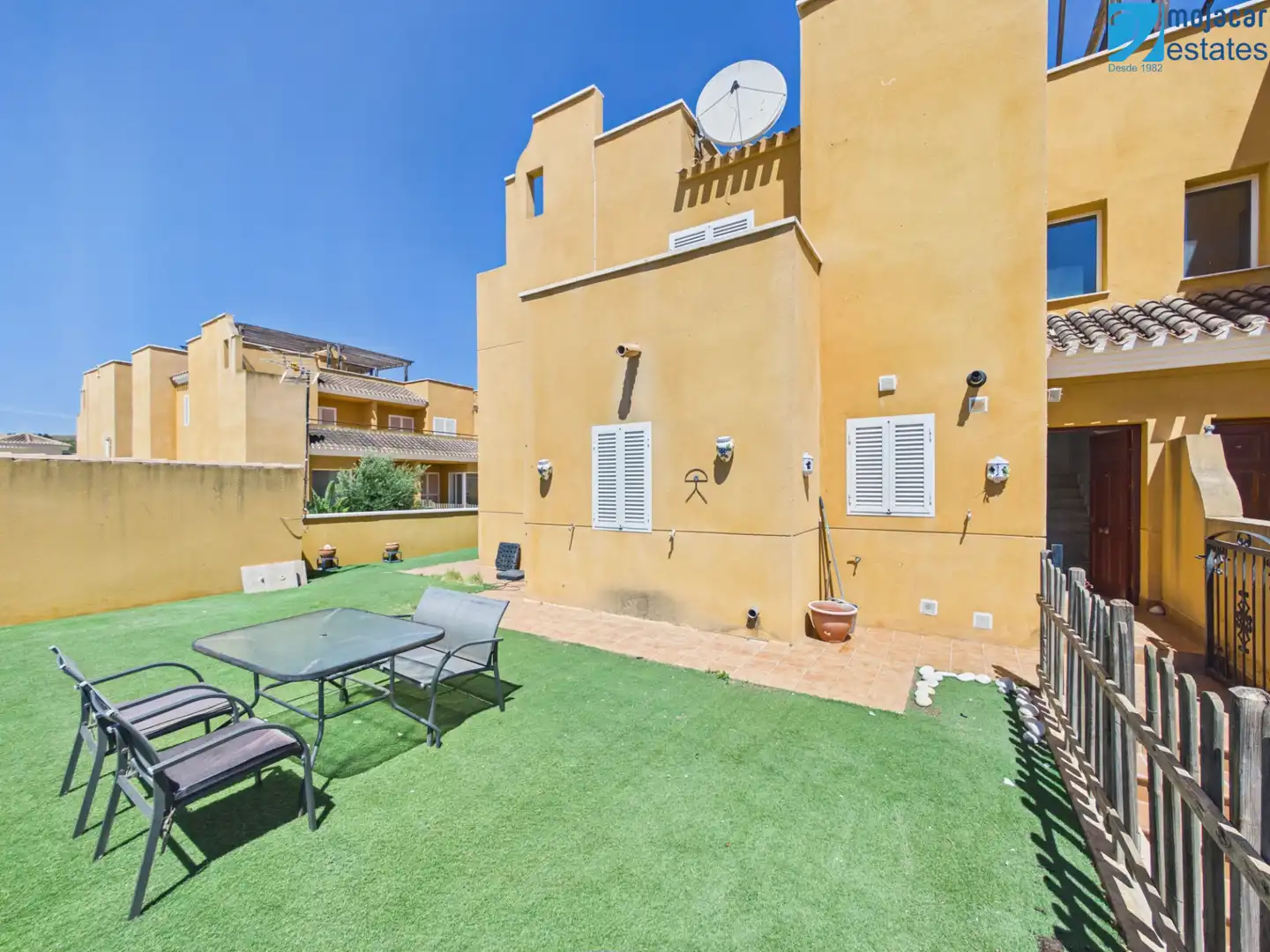 Terrassa de Casa adosada en venda en Los Gallardos amb Aire condicionat, Jardí privat i Terrassa