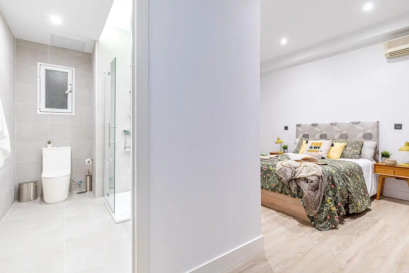 Dormitori de Apartament en venda en Madrid amb Aire condicionat, Calefacció i Moblat