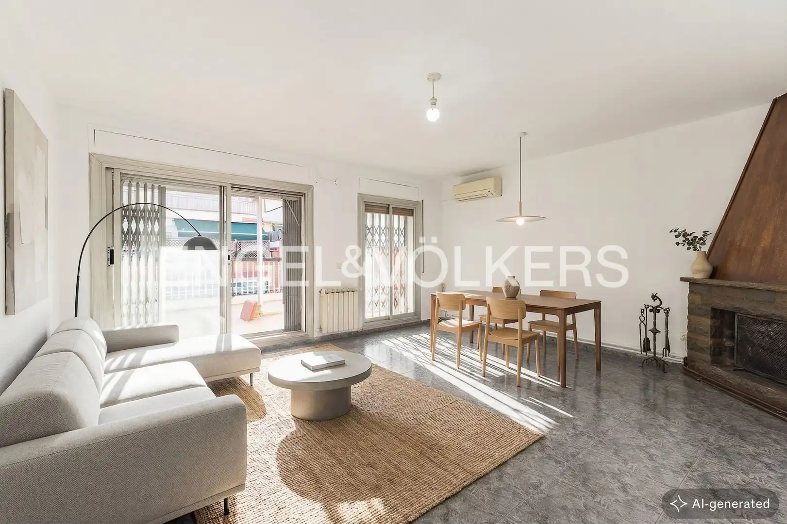 Exterior view of Flat for sale in  Barcelona Capital  with Air Conditioner, Heating and Terrace