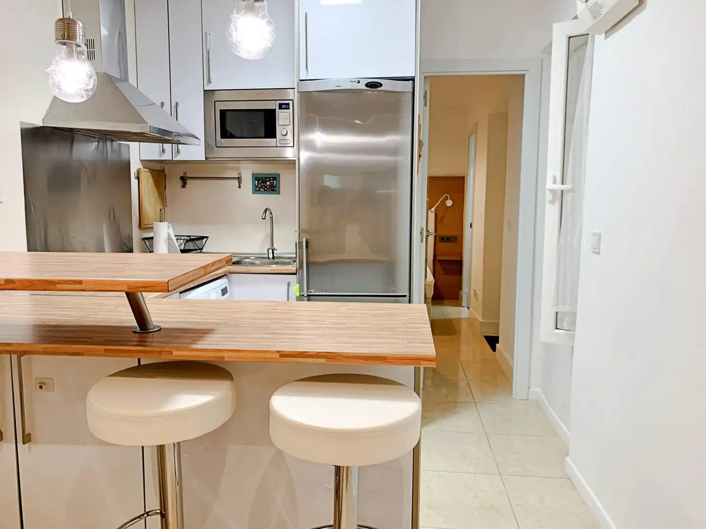 Cocina de Piso en venta en Madrid con Calefacción, Terraza y Amueblado