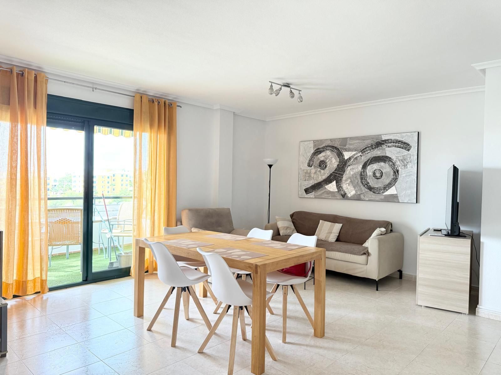 Living room of Flat to rent in Orihuela  with Air Conditioner, Heating and Terrace