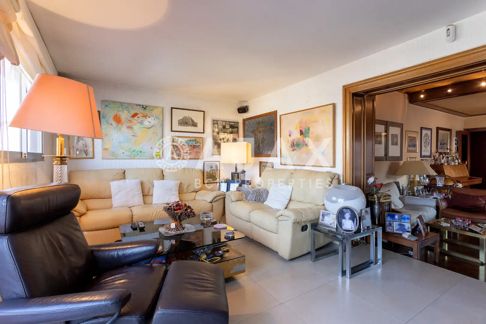 Sala de estar de Ático en venta en Barcelona con Aire acondicionado, Calefacción y Terraza