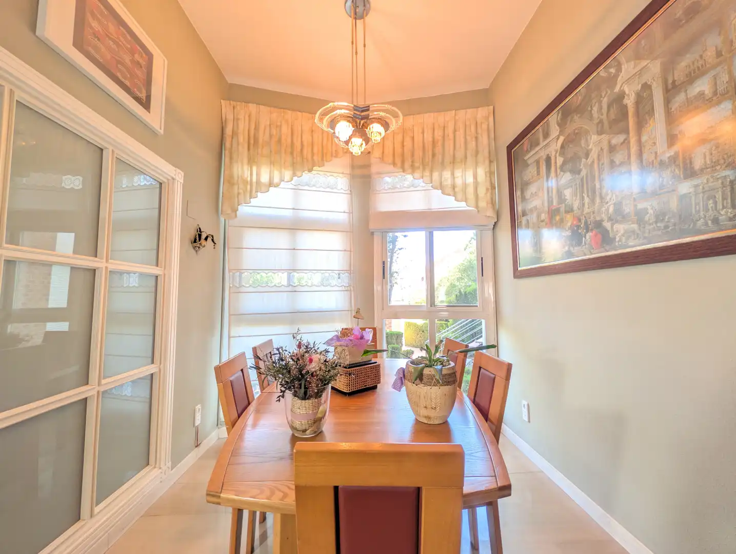 Comedor de Casa adosada en venta en Zaragoza con Aire acondicionado, Calefacción y Parquet
