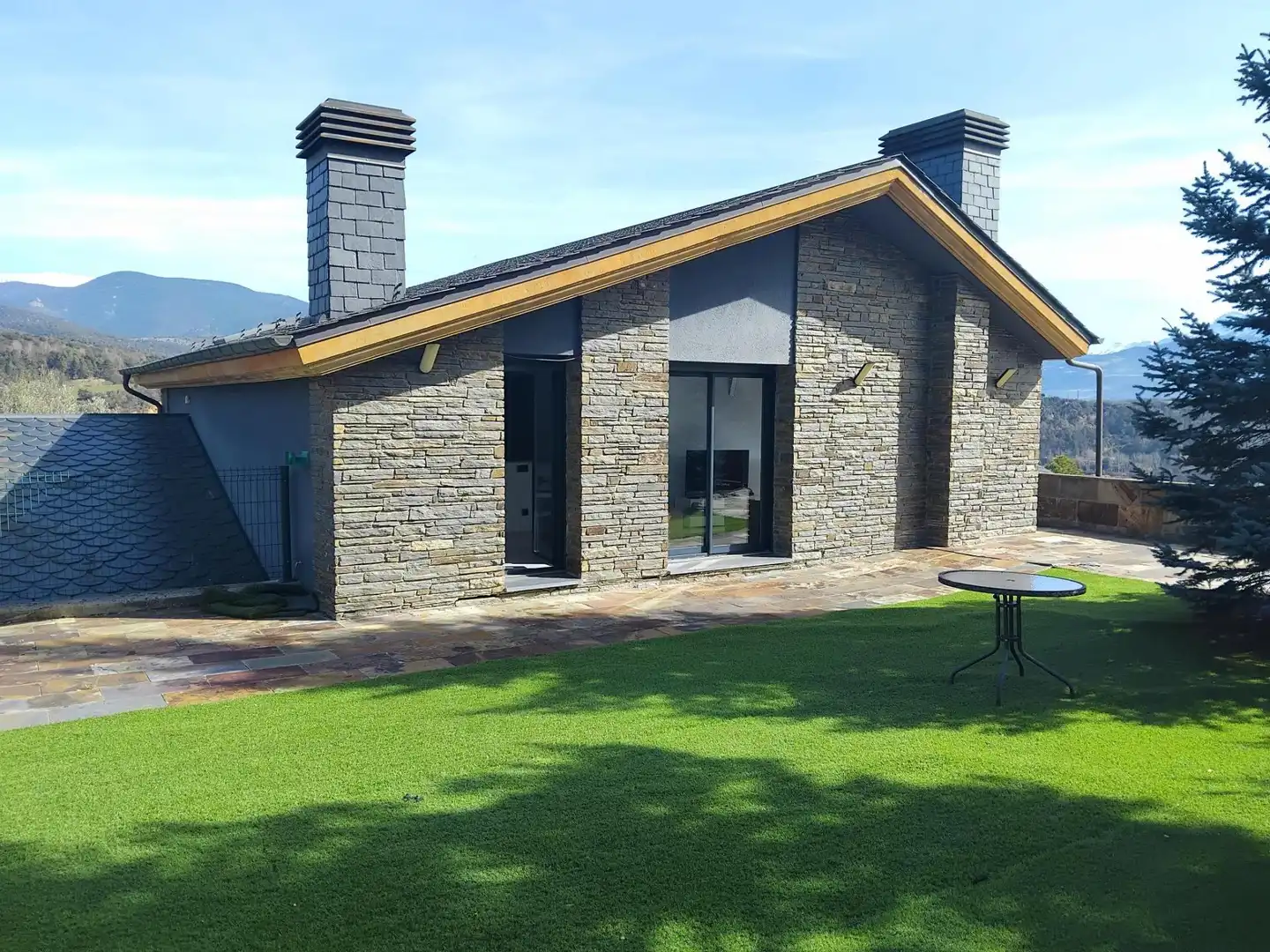 Exterior view of Houses for sale in Montferrer i Castellbò  with Heating