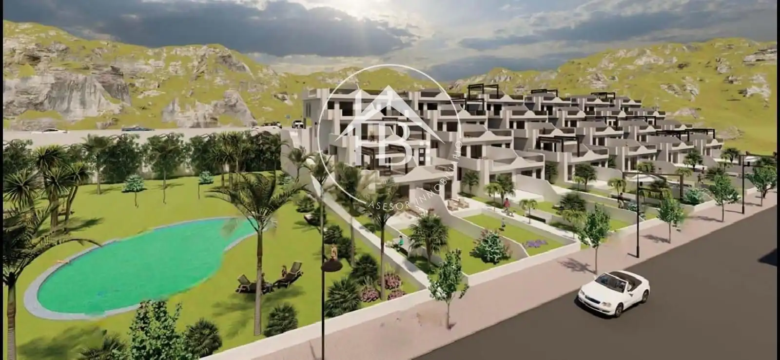 Exterior view of Attic for sale in Mutxamel  with Air Conditioner, Heating and Terrace