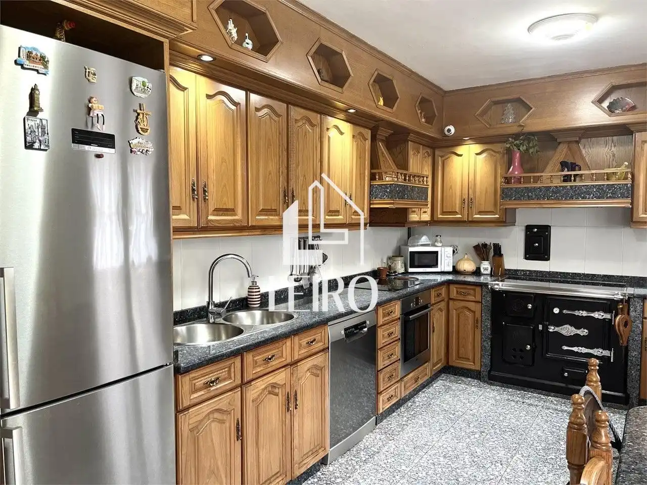Cocina de Casa o chalet en venta en Santiago de Compostela  con Jardín privado