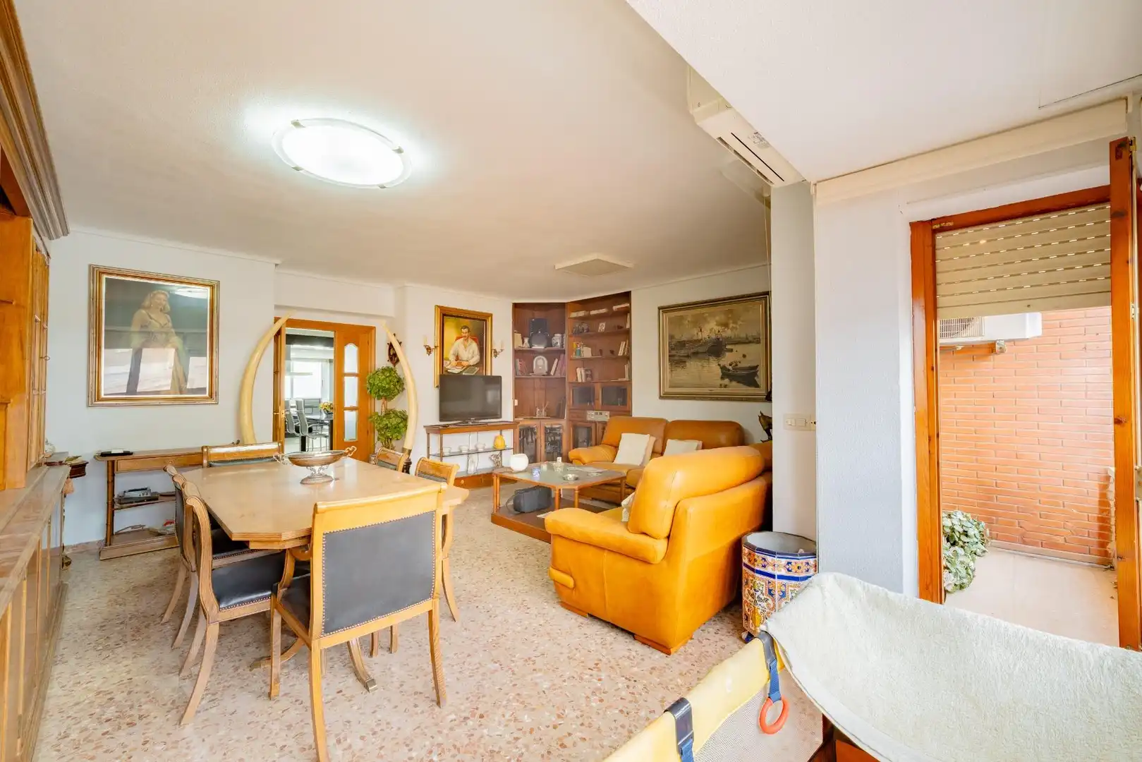 Sala de estar de Piso en venta en Almazora / Almassora con Calefacción y Balcón