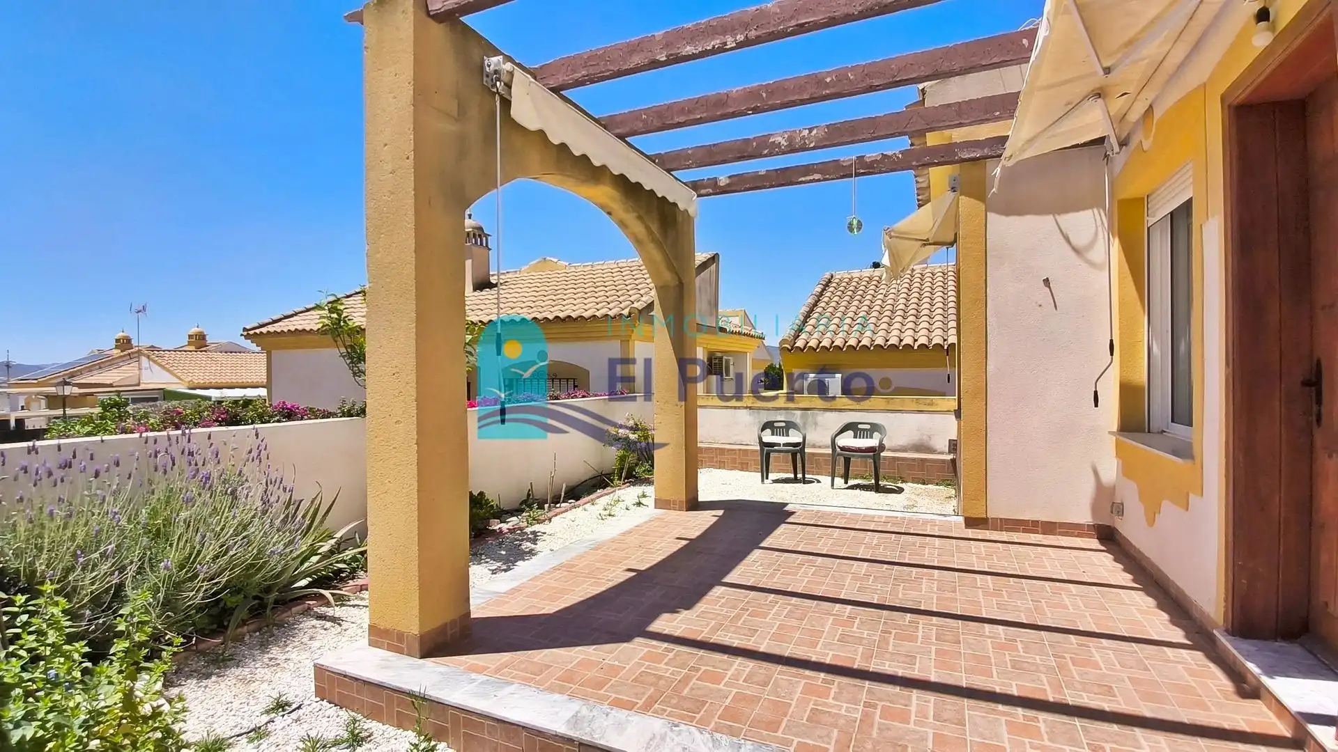 Terrassa de Casa o xalet en venda en Mazarrón amb Aire condicionat, Calefacció i Jardí privat