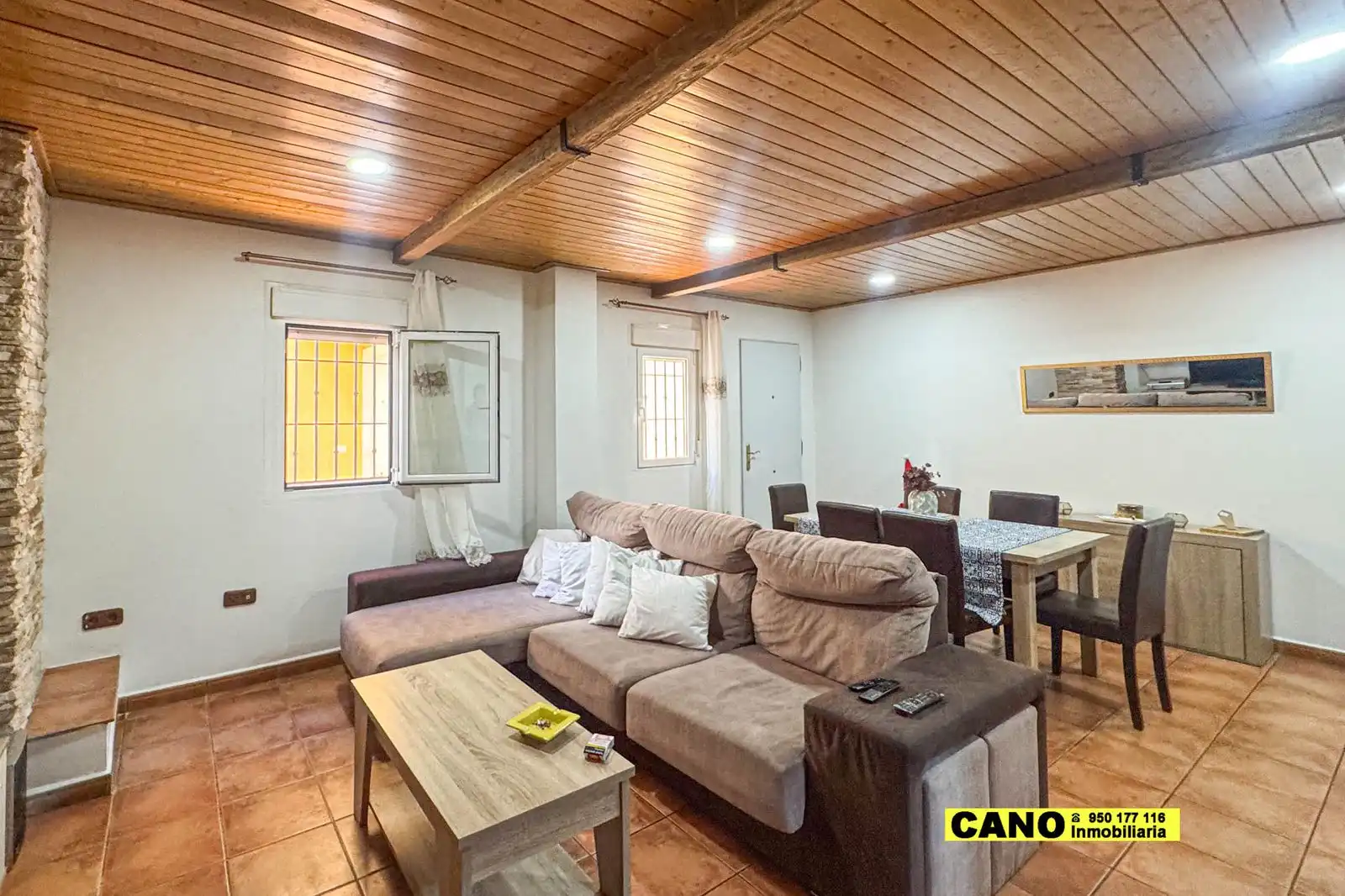 Sala de estar de Casa o chalet en venta en Vícar con Aire acondicionado, Calefacción y Terraza