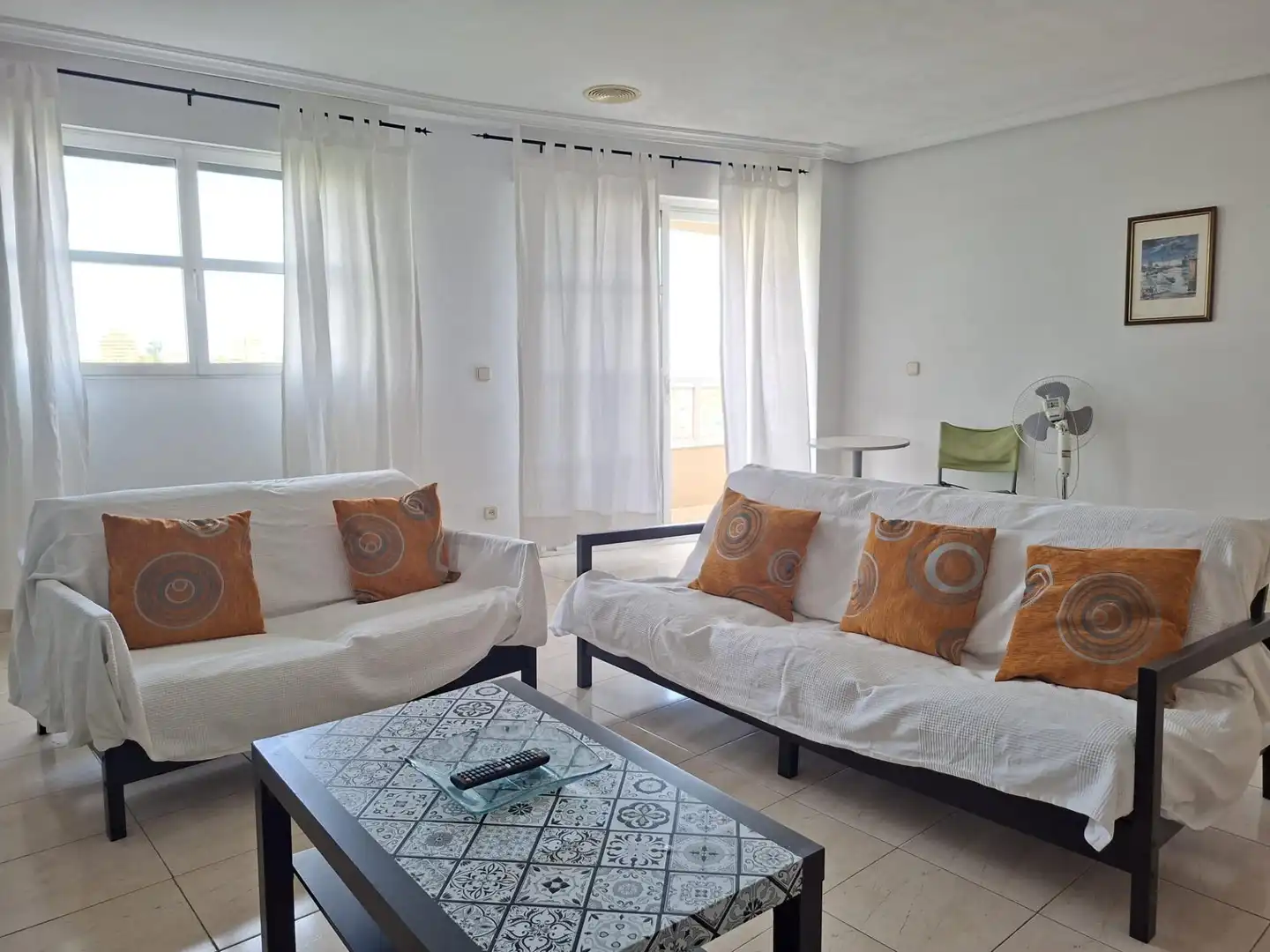 Sala de estar de Piso de alquiler en Murcia con Trastero, Amueblado y Balcón