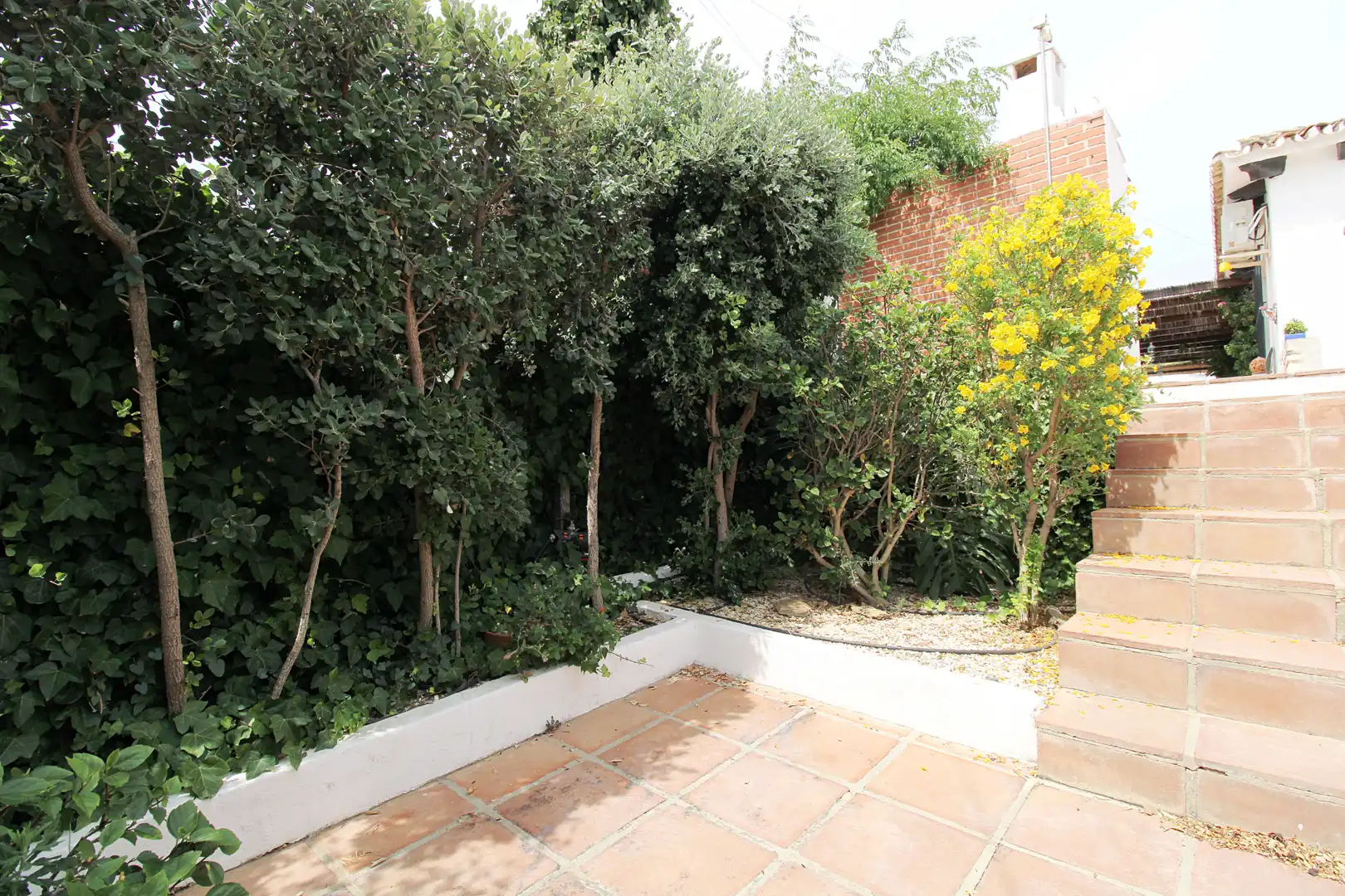 Terraza de Finca rústica en venta en Mijas con Aire acondicionado, Calefacción y Jardín privado
