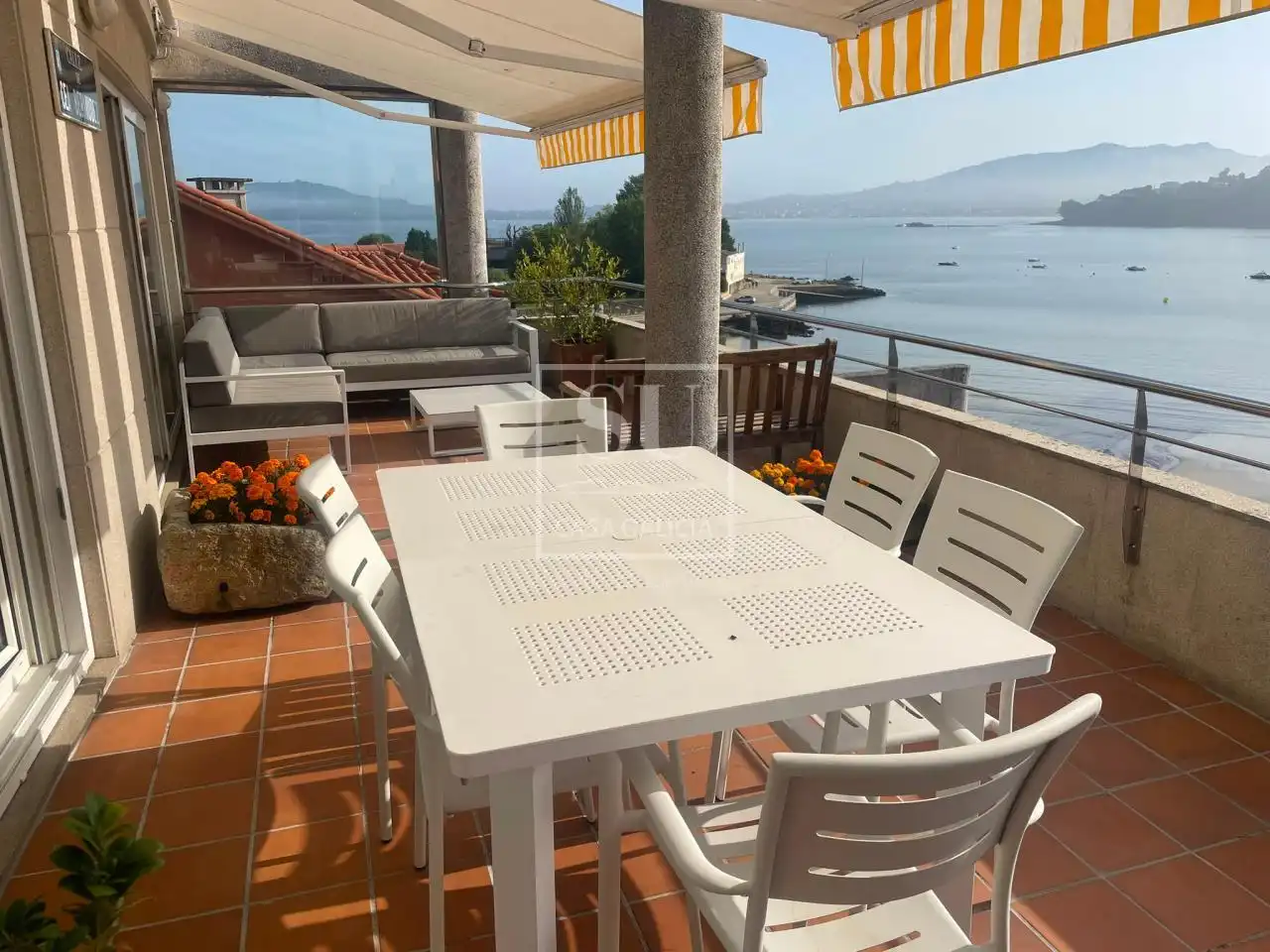 Terraza de Piso de alquiler en Baiona con Calefacción y Terraza