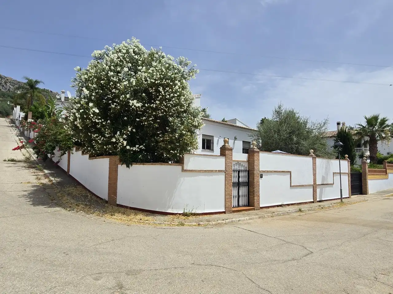 Vista exterior de Casa o xalet en venda en Periana amb Aire condicionat, Terrassa i Piscina