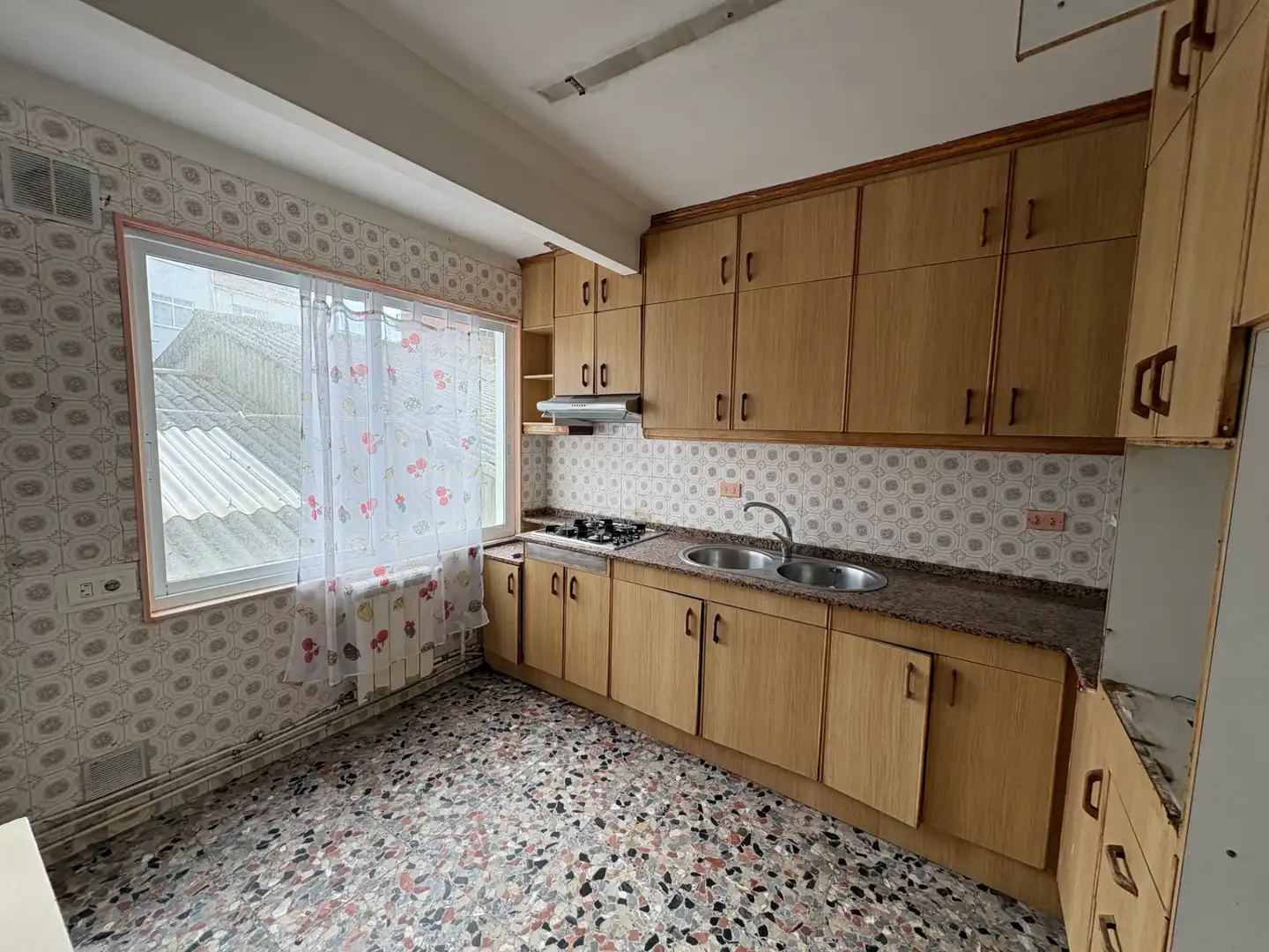Kitchen of Flat for sale in Ferrol  with Heating and Balcony