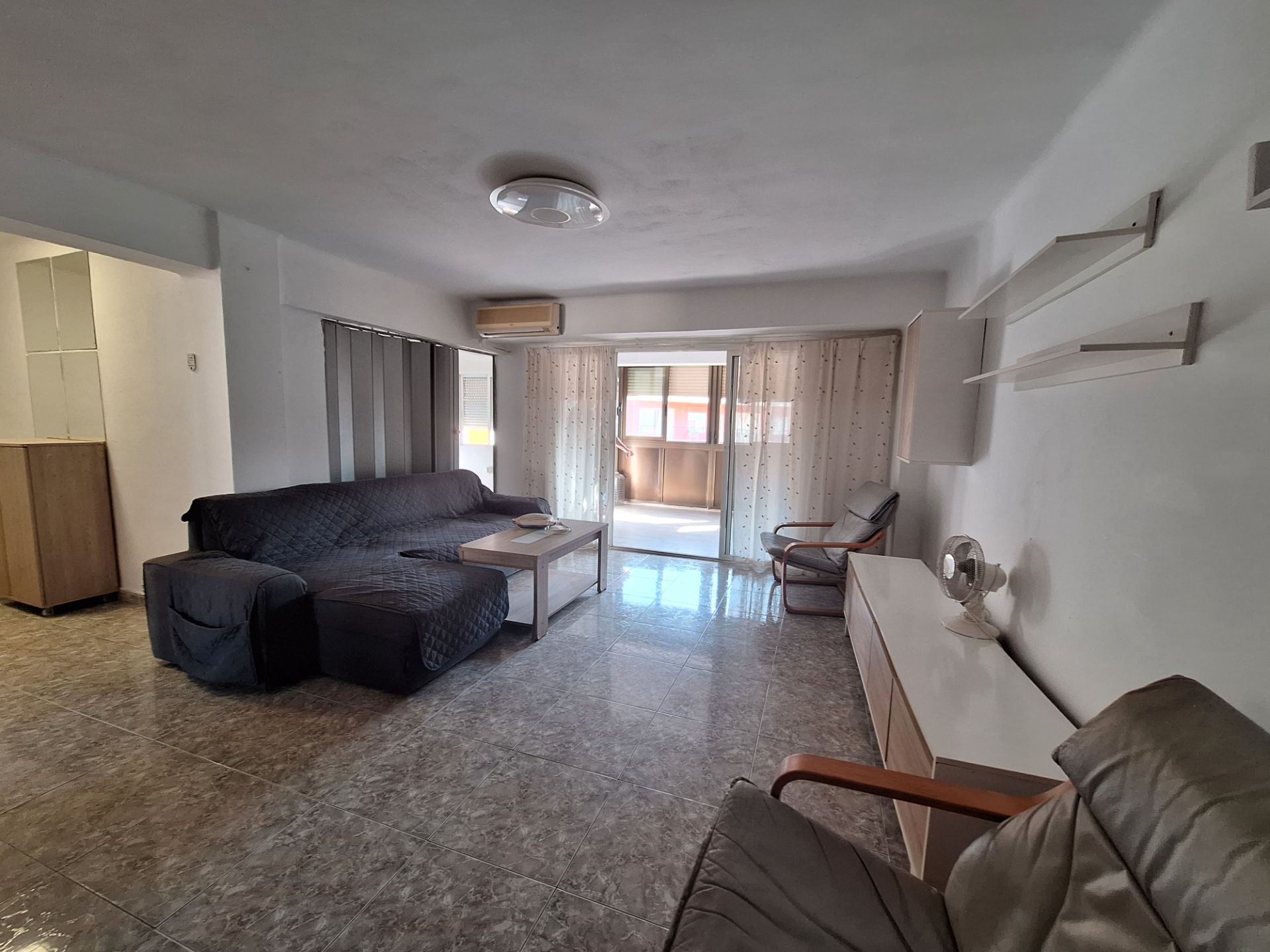 Sala d'estar de Pis en venda en Cullera amb Aire condicionat, Moblat i Forn