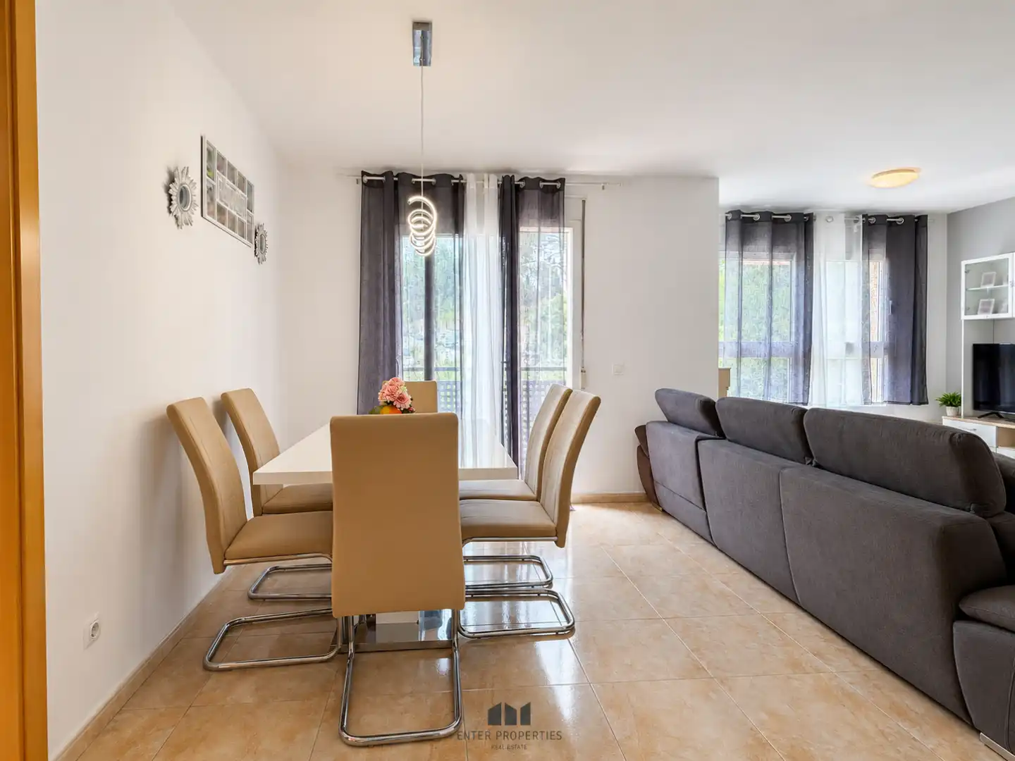 Dining room of Flat for sale in Teulada  with Air Conditioner, Terrace and Balcony