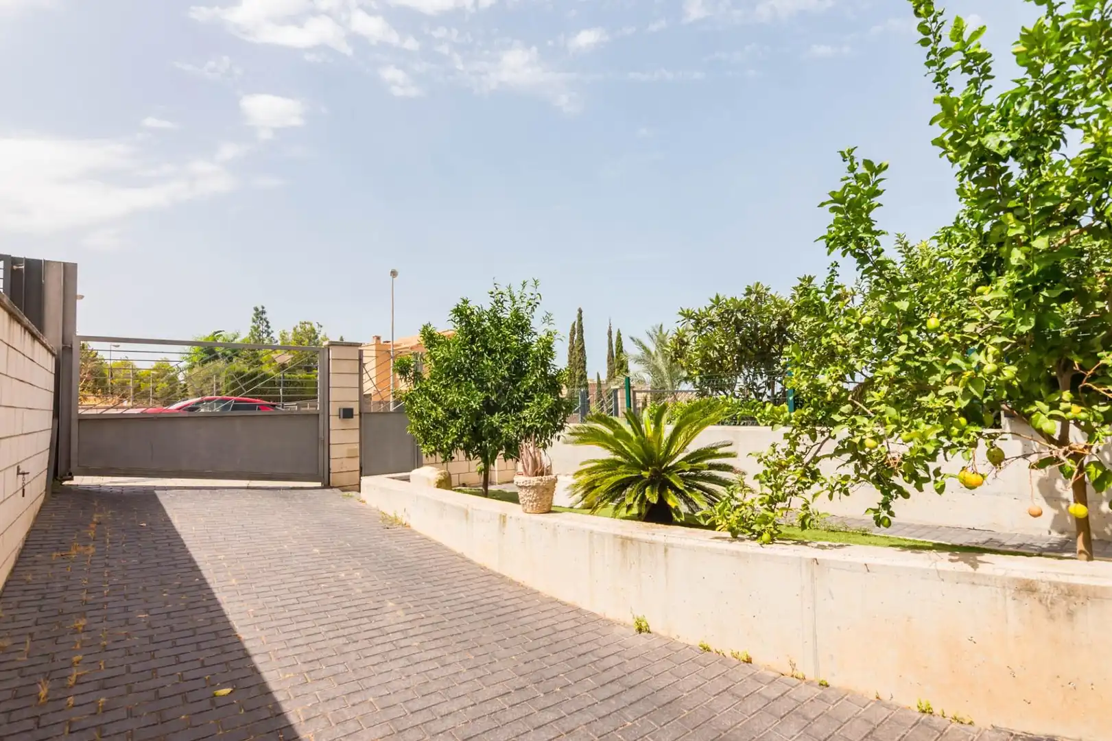 Vista exterior de Pis en venda en Murcia amb Aire condicionat, Jardí privat i Terrassa