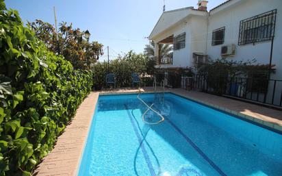 Swimming pool of House or chalet for sale in Alginet  with Air Conditioner, Private garden and Terrace