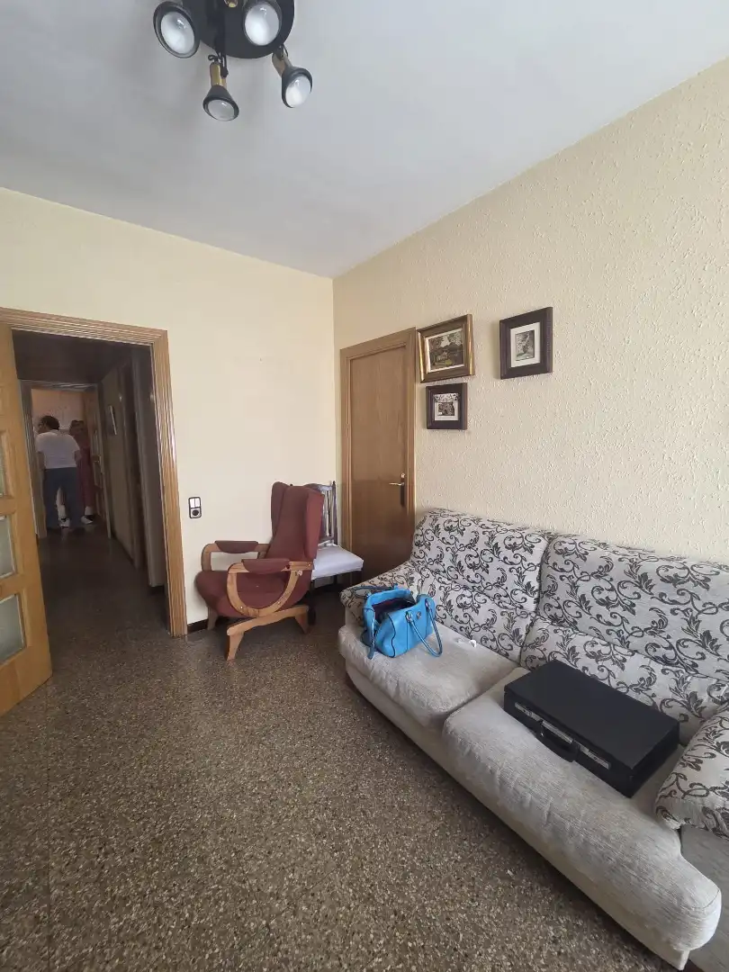 Sala de estar de Piso en venta en Barcelona con Balcón