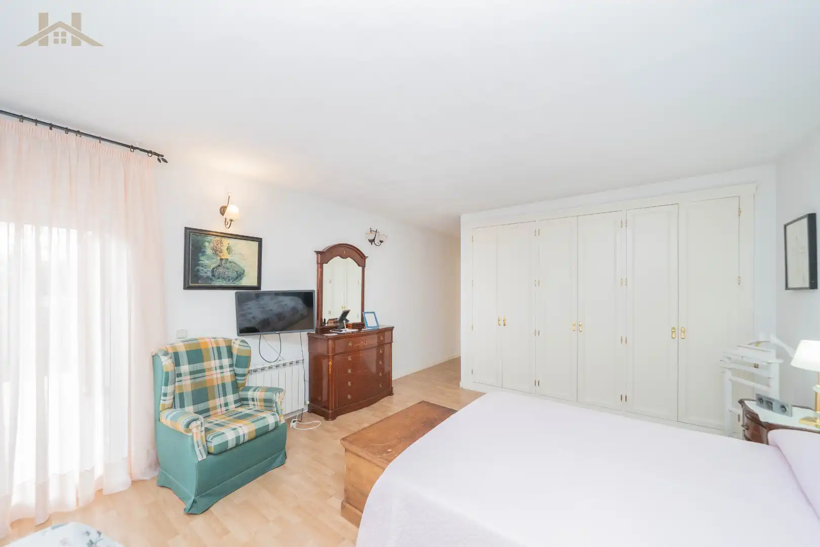 Bedroom of Houses for sale in Manzanares El Real  with Heating, Private garden and Storage room