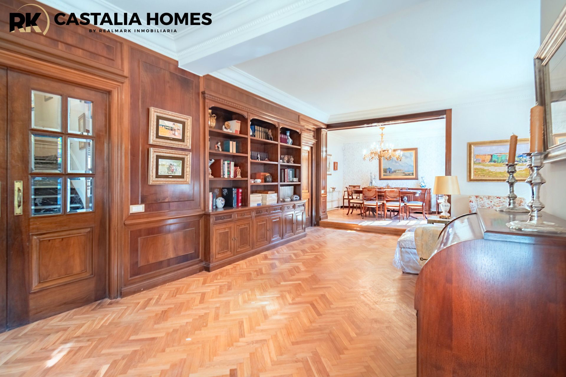 Living room of House or chalet for sale in Castellón de la Plana / Castelló de la Plana  with Heating, Private garden and Parquet flooring