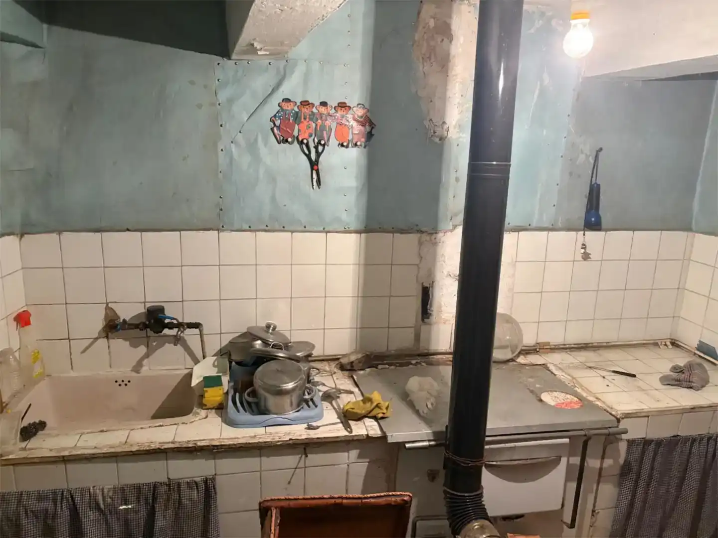 Cuina de Finca rústica en venda en Alcazarén amb Jardí privat, Parquet i Moblat