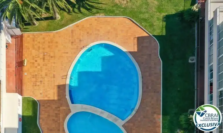 Swimming pool of Study for sale in Roses  with Air Conditioner, Heating and Terrace