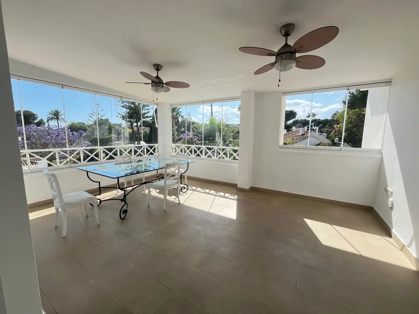 Terraza de Ático de alquiler en Marbella con Aire acondicionado, Calefacción y Terraza