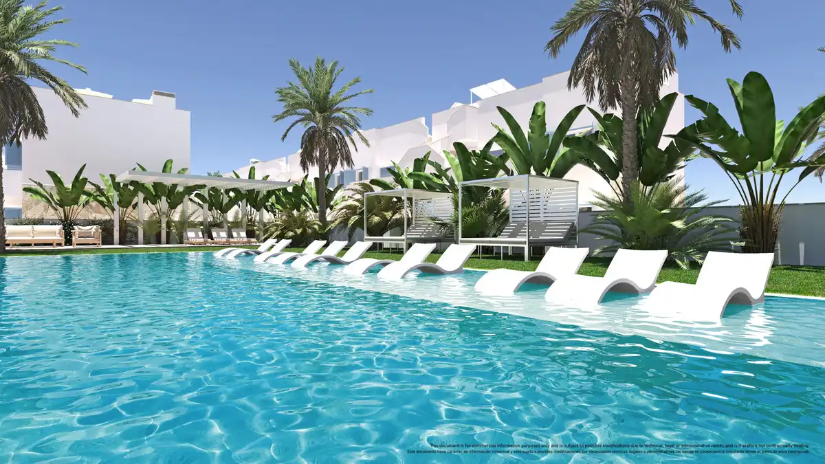 Piscina de Apartament en venda en Pilar de la Horadada