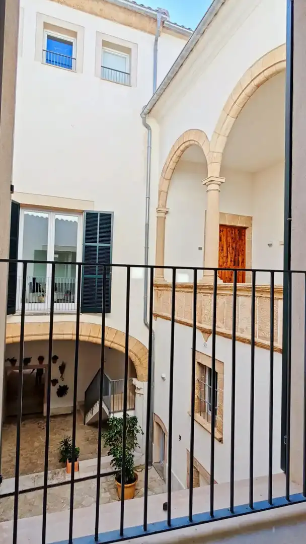 Terrasse von Dachboden zur Miete in  Palma de Mallorca mit Klimaanlage, Heizung und Parkett