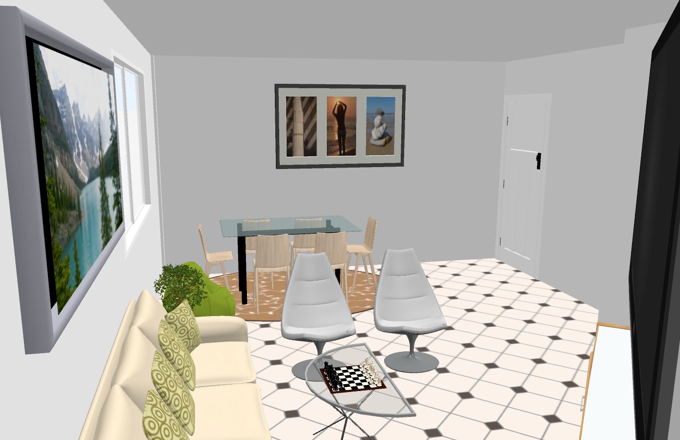 Living room of Flat for sale in Alcorcón  with Heating, Terrace and Alarm