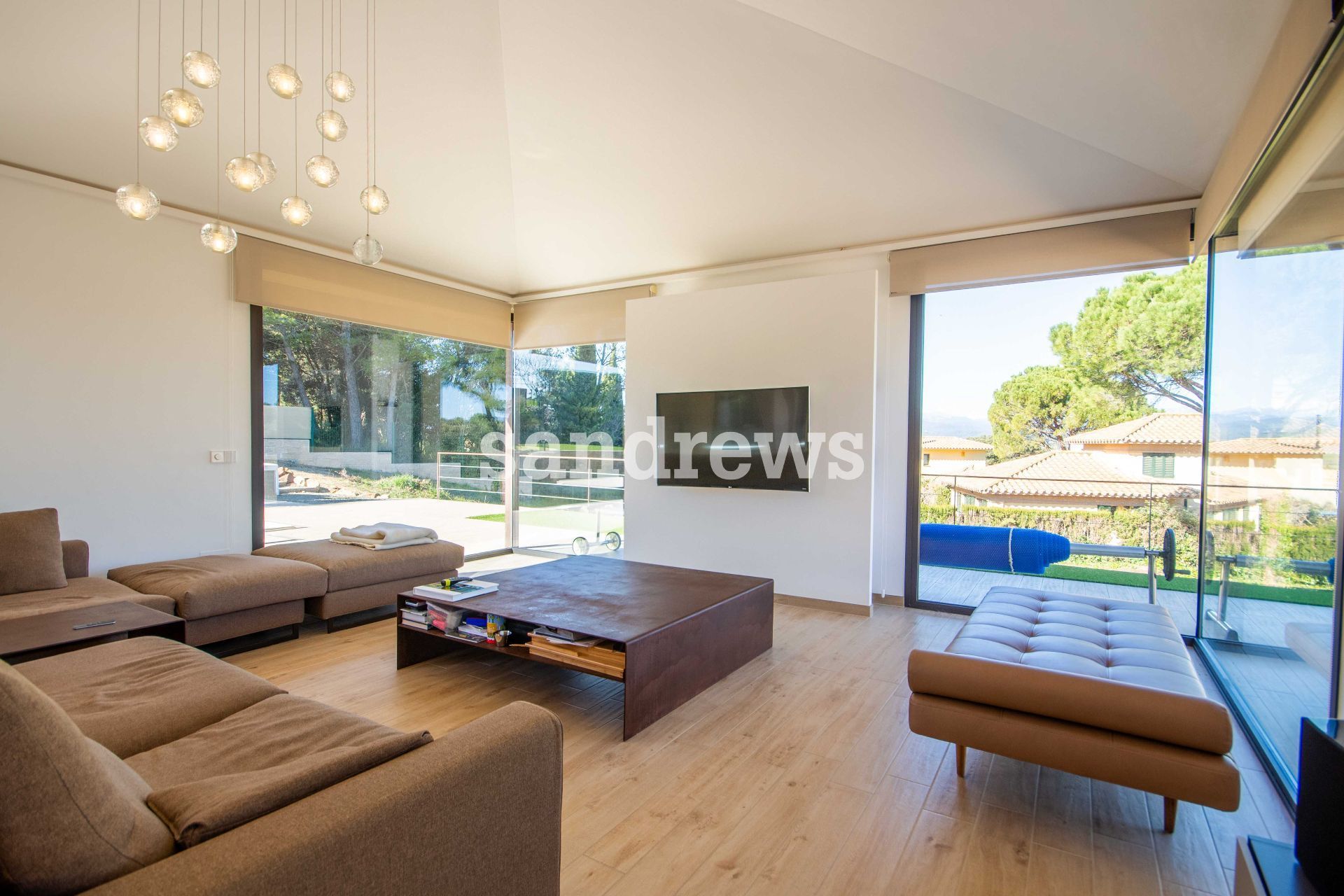 Living room of House or chalet for sale in Navata  with Air Conditioner, Heating and Private garden