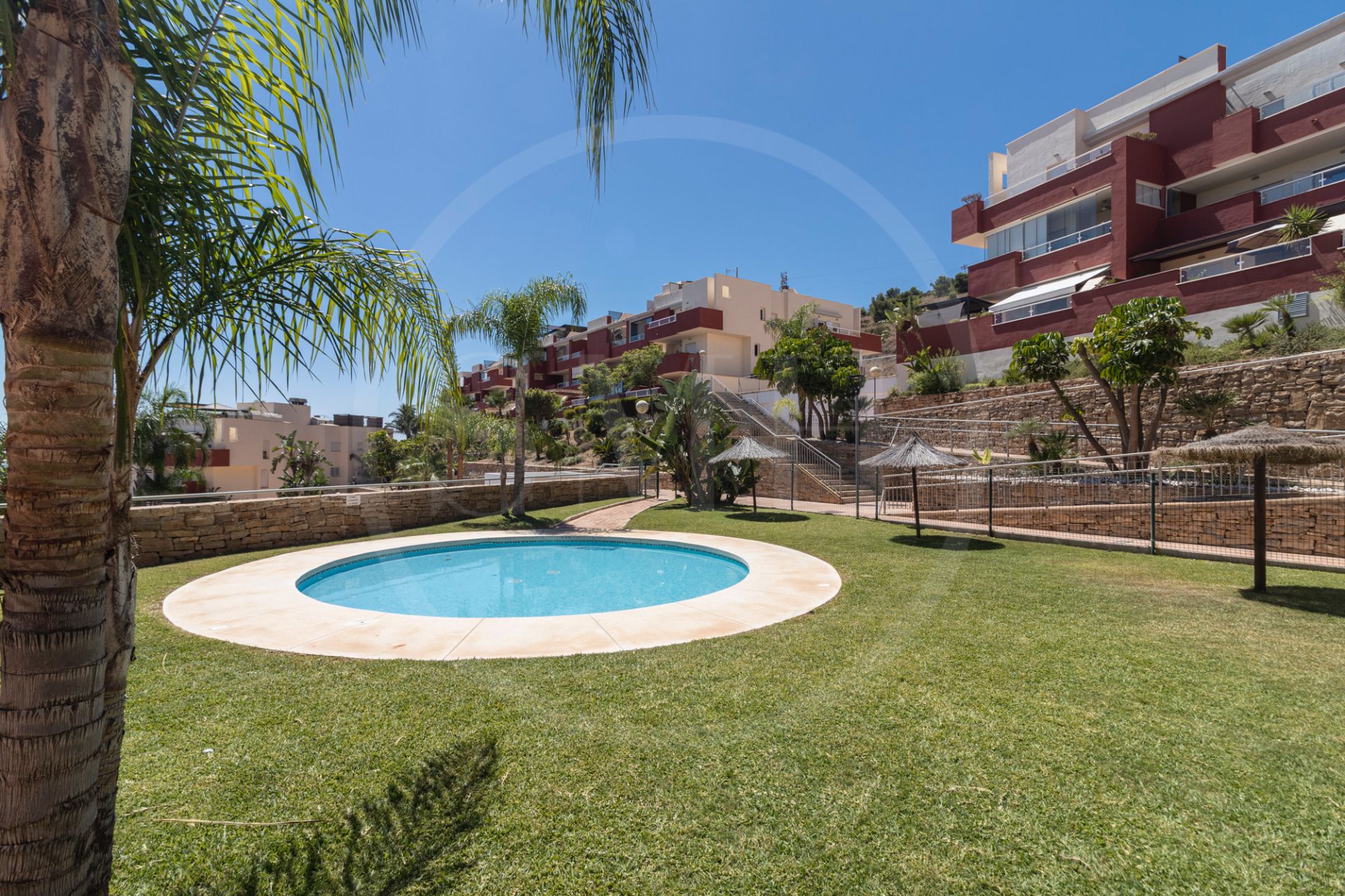 Garden of Apartment for sale in Benalmádena  with Air Conditioner, Terrace and Community pool